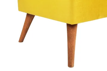 Mostert Fotskammel - Gul - Møbler - Stoler - Krakk - Fotskammel
