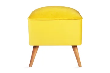 Mostert Fotskammel - Gul - Møbler - Stoler - Krakk - Fotskammel