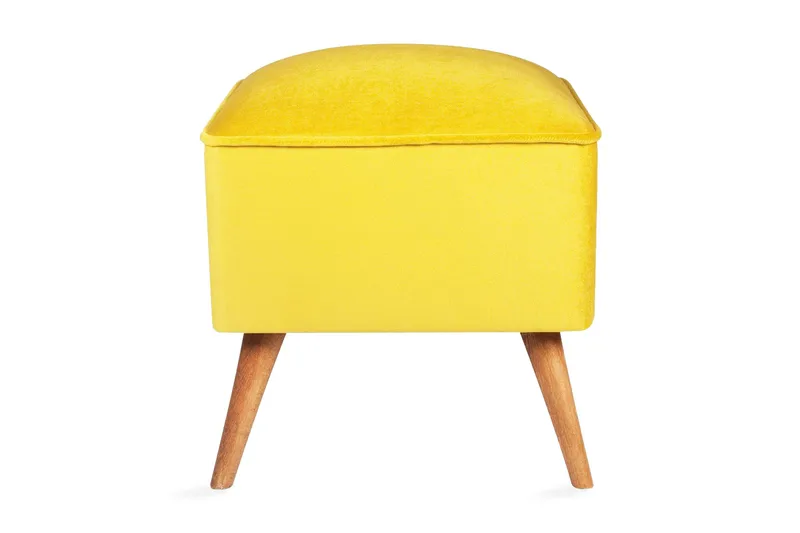 Mostert Fotskammel - Gul - Møbler - Stoler - Krakk - Fotskammel