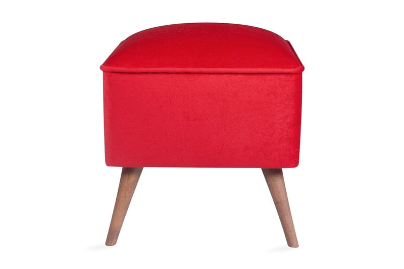 Mostert Fotskammel - Rød - Møbler - Stoler - Krakk - Fotskammel