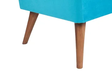 Mostert Fotskammel - Turkis - Møbler - Stoler - Krakk - Fotskammel