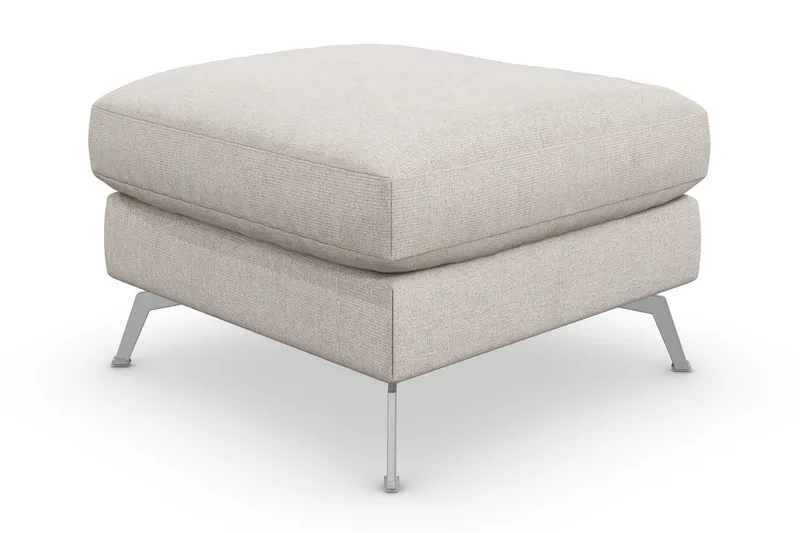 Ocean Lyx Fotskammel - Beige - Møbler - Stoler - Krakk - Fotskammel