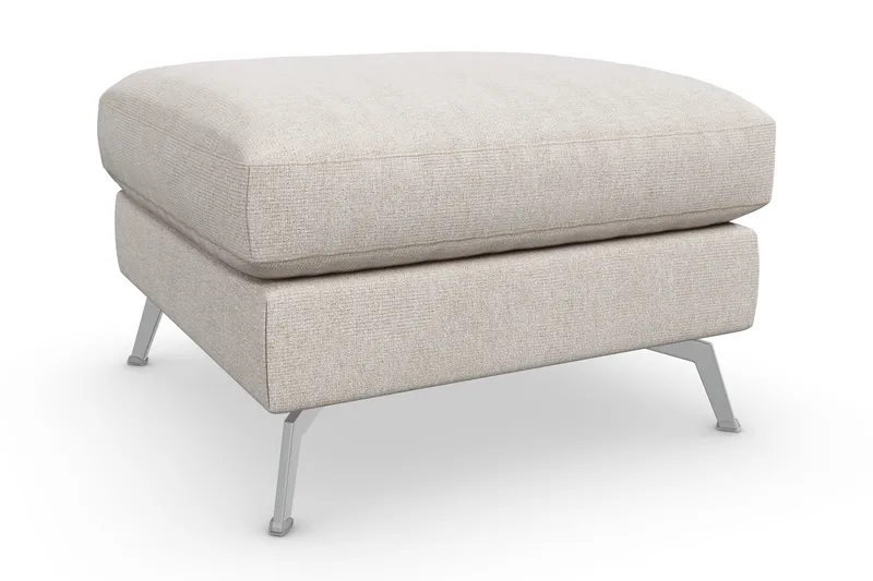 Ocean Lyx Fotskammel - Beige - Møbler - Stoler - Krakk - Fotskammel