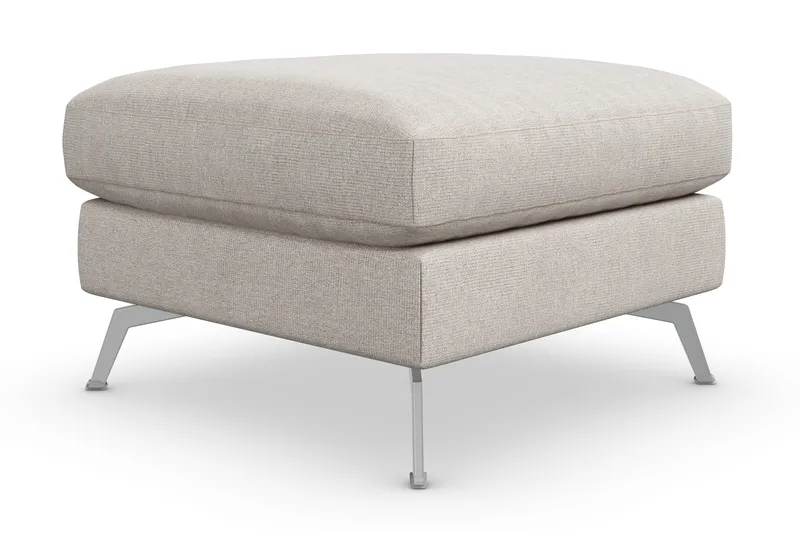 Ocean Lyx Fotskammel - Beige - Møbler - Stoler - Krakk - Fotskammel