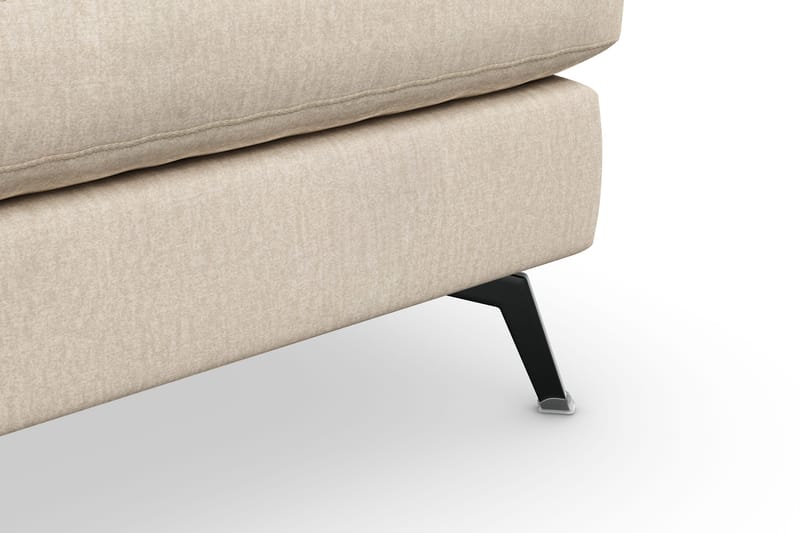 Ocean Lyx Fotskammel - Beige/Fløyel - Møbler - Stoler - Krakk - Fotskammel