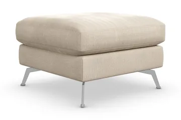 Ocean Lyx Fotskammel - Beige/Fløyel - Møbler - Stoler - Krakk - Fotskammel