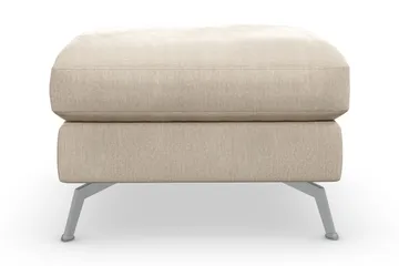 Ocean Lyx Fotskammel - Beige/Fløyel - Møbler - Stoler - Krakk - Fotskammel