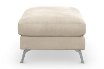 Ocean Lyx Fotskammel - Beige/Fløyel - Møbler - Stoler - Krakk - Fotskammel