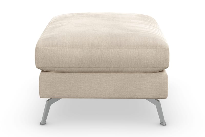 Ocean Lyx Fotskammel - Beige/Fløyel - Møbler - Stoler - Krakk - Fotskammel