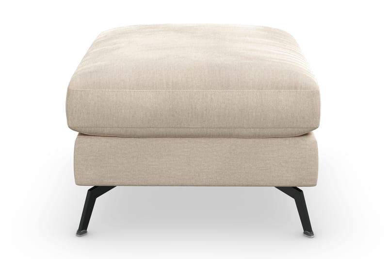 Ocean Lyx Fotskammel - Beige/Fløyel - Møbler - Stoler - Krakk - Fotskammel