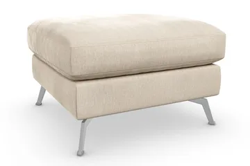 Ocean Lyx Fotskammel - Beige/Fløyel - Møbler - Stoler - Krakk - Fotskammel