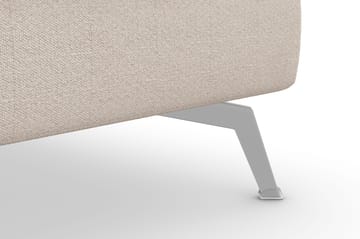 Ocean Lyx Fotskammel - Beige/Krom - Møbler - Stoler - Krakk - Fotskammel