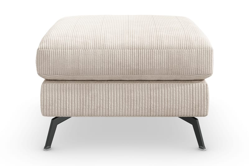 Ocean Lyx Fotskammel - Beige/Svart - Møbler - Stoler - Krakk - Fotskammel