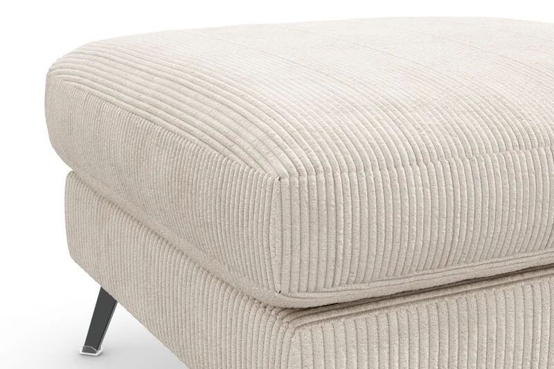 Ocean Lyx Fotskammel - Beige/Svart - Møbler - Stoler - Krakk - Fotskammel