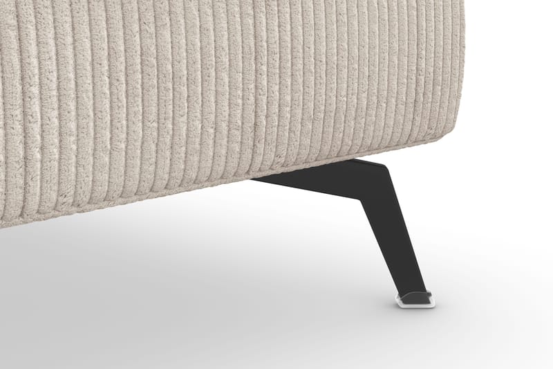 Ocean Lyx Fotskammel - Beige/Svart - Møbler - Stoler - Krakk - Fotskammel