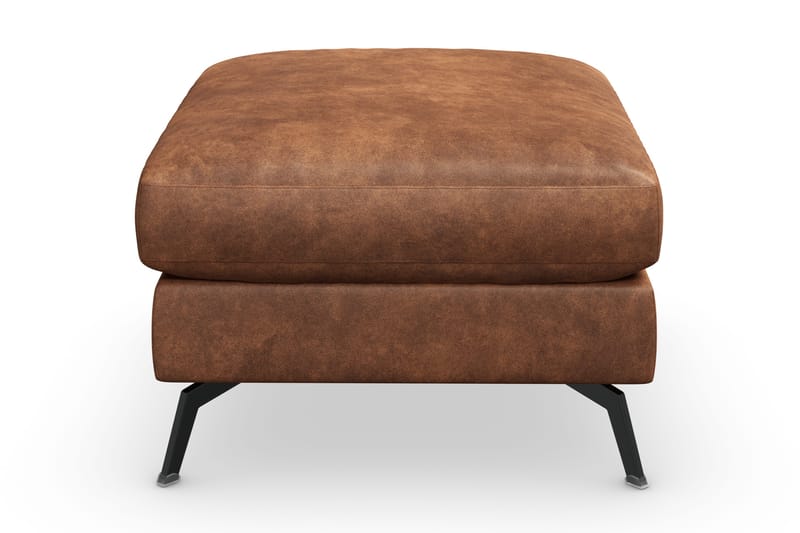 Ocean Lyx Fotskammel - Brun/Lær - Møbler - Stoler - Krakk - Fotskammel