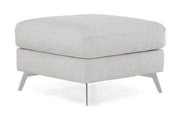 Ocean Lyx Fotskammel - Linbeige/Kromben - Møbler - Stoler - Krakk - Fotskammel