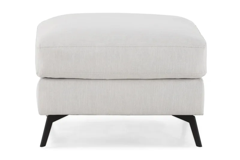 Ocean Lyx Fotskammel - Linbeige/Svarte Ben - Møbler - Stoler - Krakk - Fotskammel