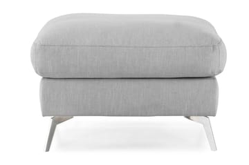 Ocean Lyx Fotskammel - Lingrå Kromben - Møbler - Stoler - Krakk - Fotskammel