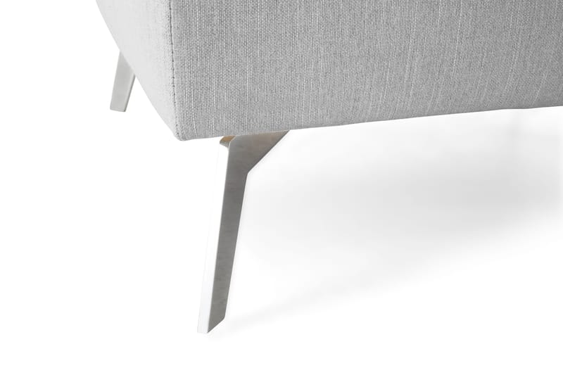 Ocean Lyx Fotskammel - Lingrå Kromben - Møbler - Stoler - Krakk - Fotskammel