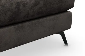 Ocean Lyx Fotskammel - Mørkegrå/Fløyel - Møbler - Stoler - Krakk - Fotskammel