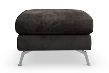 Ocean Lyx Fotskammel - Mørkegrå/Fløyel - Møbler - Stoler - Krakk - Fotskammel