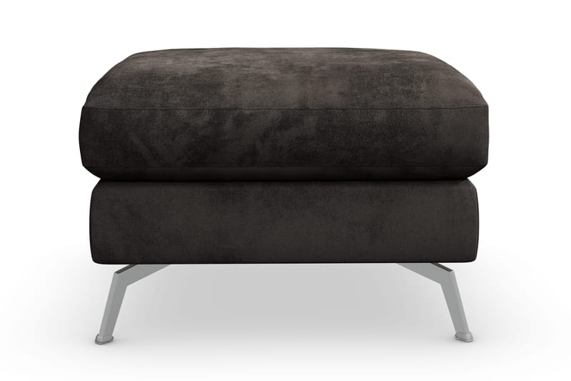 Ocean Lyx Fotskammel - Mørkegrå/Fløyel - Møbler - Stoler - Krakk - Fotskammel