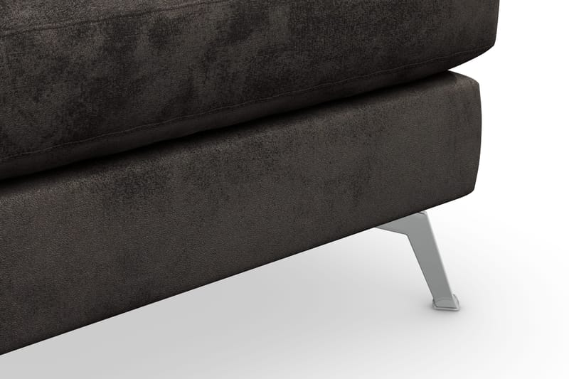 Ocean Lyx Fotskammel - Mørkegrå/Fløyel - Møbler - Stoler - Krakk - Fotskammel