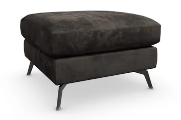 Ocean Lyx Fotskammel - Mørkegrå/Fløyel - Møbler - Stoler - Krakk - Fotskammel