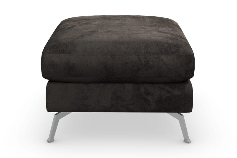 Ocean Lyx Fotskammel - Mørkegrå/Fløyel - Møbler - Stoler - Krakk - Fotskammel