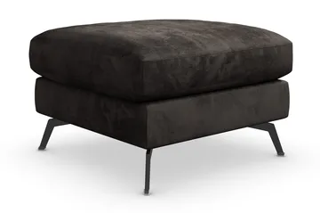 Ocean Lyx Fotskammel - Mørkegrå/Fløyel - Møbler - Stoler - Krakk - Fotskammel