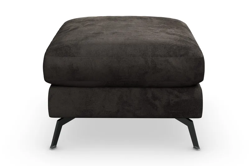 Ocean Lyx Fotskammel - Mørkegrå/Fløyel - Møbler - Stoler - Krakk - Fotskammel