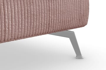 Ocean Lyx Fotskammel - Rosa/Krom - Møbler - Stoler - Krakk - Fotskammel