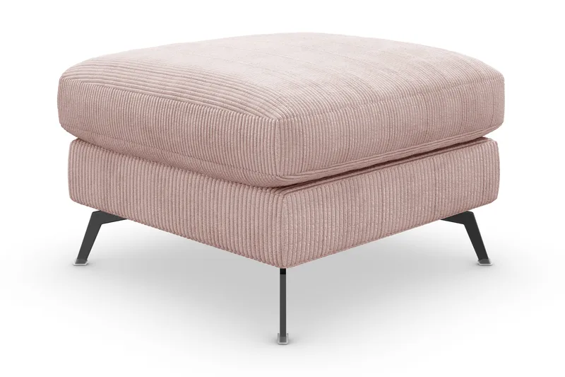 Ocean Lyx Fotskammel, Rosa/Svart