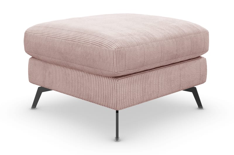 Ocean Lyx Fotskammel - Rosa/Svart - Møbler - Stoler - Krakk - Fotskammel