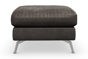 Ocean Lyx Fotskammel - Svart/Lær - Møbler - Stoler - Krakk - Fotskammel