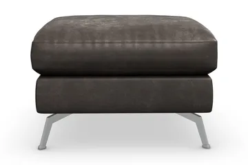 Ocean Lyx Fotskammel - Svart/Lær - Møbler - Stoler - Krakk - Fotskammel