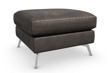 Ocean Lyx Fotskammel - Svart/Lær - Møbler - Stoler - Krakk - Fotskammel