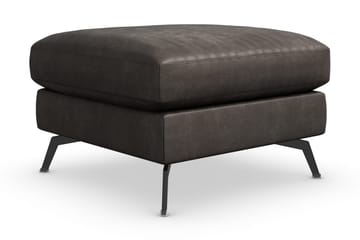 Ocean Lyx Fotskammel - Svart/Lær - Møbler - Stoler - Krakk - Fotskammel