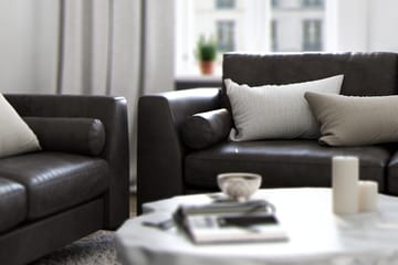 Ocean Lyx Fotskammel - Svart/Lær - Møbler - Stoler - Krakk - Fotskammel