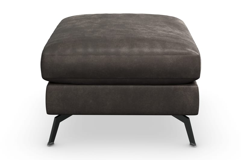 Ocean Lyx Fotskammel - Svart/Lær - Møbler - Stoler - Krakk - Fotskammel