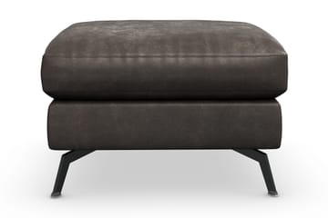 Ocean Lyx Fotskammel - Svart/Lær - Møbler - Stoler - Krakk - Fotskammel
