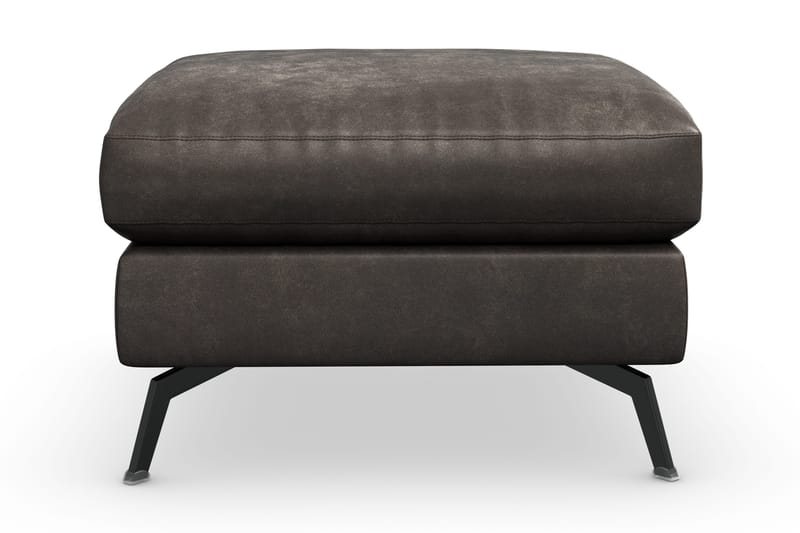 Ocean Lyx Fotskammel - Svart/Lær - Møbler - Stoler - Krakk - Fotskammel