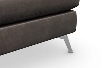 Ocean Lyx Fotskammel - Svart/Lær - Møbler - Stoler - Krakk - Fotskammel