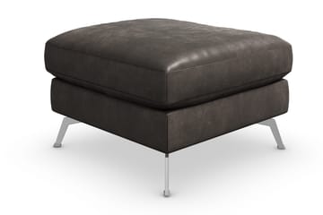 Ocean Lyx Fotskammel - Svart/Lær - Møbler - Stoler - Krakk - Fotskammel