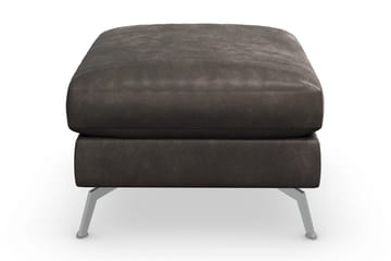 Ocean Lyx Fotskammel - Svart/Lær - Møbler - Stoler - Krakk - Fotskammel