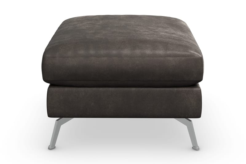 Ocean Lyx Fotskammel - Svart/Lær - Møbler - Stoler - Krakk - Fotskammel