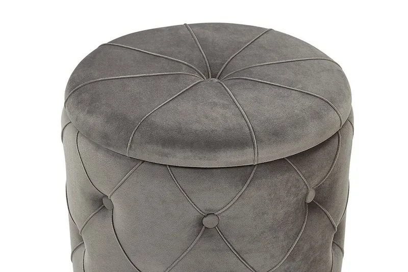 Olingskog Fotskammel med Oppbevaring 2-pk - Grå - Møbler - Stoler - Krakk - Fotskammel