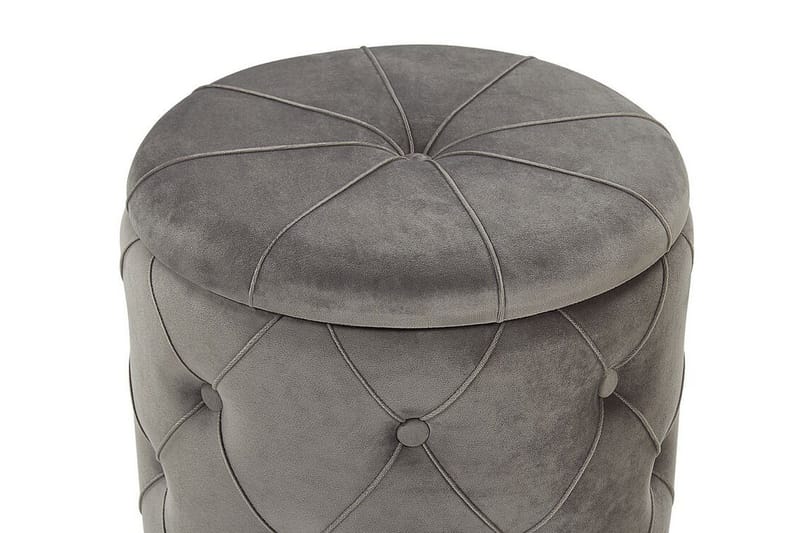 Olingskog Fotskammel med Oppbevaring 2-pk - Grå - Møbler - Stoler - Krakk - Fotskammel