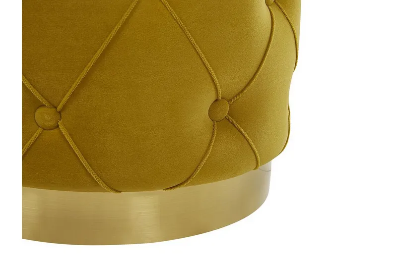 Olingskog Fotskammel med Oppbevaring 2-pk - Gul - Møbler - Stoler - Krakk - Fotskammel